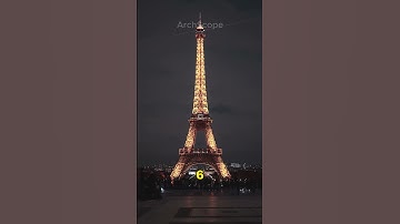 Eiffel Tower Changing Height? 😲 #shorts #architecture #paris