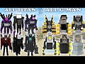 All Titan Skibidi VS All G-MAN Skibidi Toilet in Minecraft - Minecraft Mob Battle