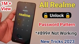 All Realme Reset Password How to fix forgot lockscreen Password Any Realme Pattern New Tricks 2023?
