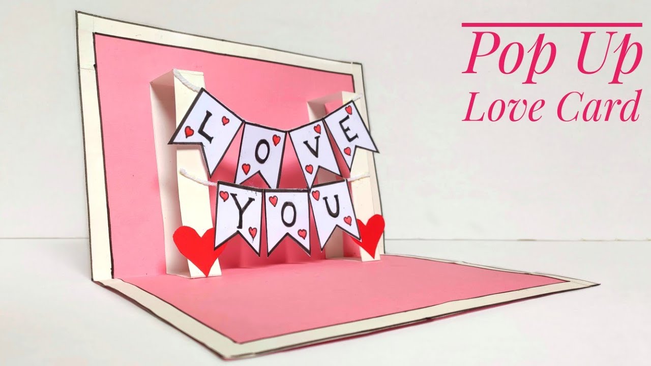 Valentine's Day Pop up Card Making | DIY | Creative Creation For