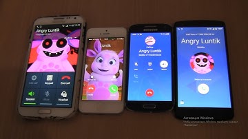 Luntik Incoming call&Outgoing call at the Same Time Samsung Note 2+S4 mini+Nexus 5+Iphone 5