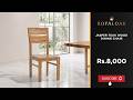 Royaloak Jasper Teak Wood Dining Chair