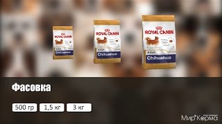 Обзор корма Royal Canin Chihuahua Обзор корма Royal Canin Chihuahua