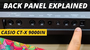 Back Panel Explained | Casio CT-X 9000IN | Hindi