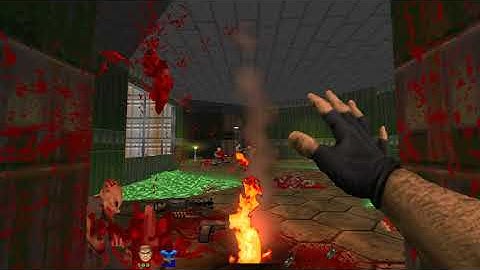The Ultimate Doom Brutal Doom mod E1M1 All Secrets