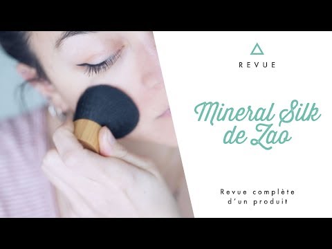 Testeur Fond De Teint Poudre Libre Zao Minéral Silk - Teinte Invisible, Effet Mat, Bio