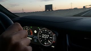 2015 Cadillac CTS 2.0T Top Speed Autobahn Germany