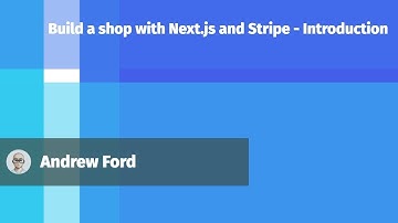 Build a shop with Next.js and Stripe - Introduction