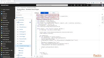 Serverless App Development with Node.js & Azure Functions:Create Scheduled Function| packtpub.com