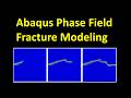 Abaqus Phase Field Fracture Tutorial | Phase Field UMAT