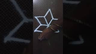 3 dots kolam/ easy kolam/ colourful rangoli/ muggulu/ latest kolam designs screenshot 4