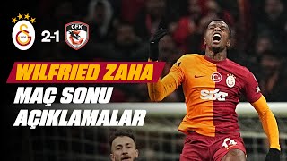 📺 Wilfried Zaha'nın maç sonu açıklamaları | #GSvGFK Resimi