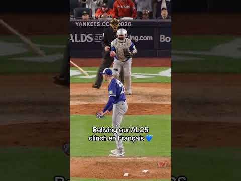 IN FRENCH: The Blue Jays win the ALDS against the Yankees! #Postseason #MLB #BlueJays #Toronto