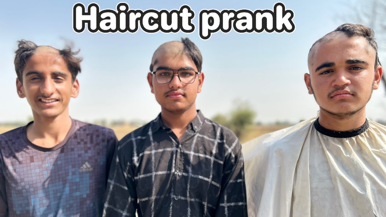 Haircut prank with My Best friends 😜Gone Wrong 😱