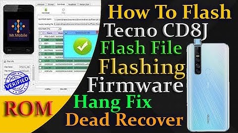 Tecno Camon 15 Pro CD8J Flashing Firmware Flash File - Dead boot Repair Hang On Logo Restart Problam