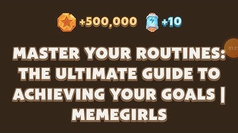 Memefi today video code I Master Your Routines: The Ultimate Guide to Achieving Your Goals