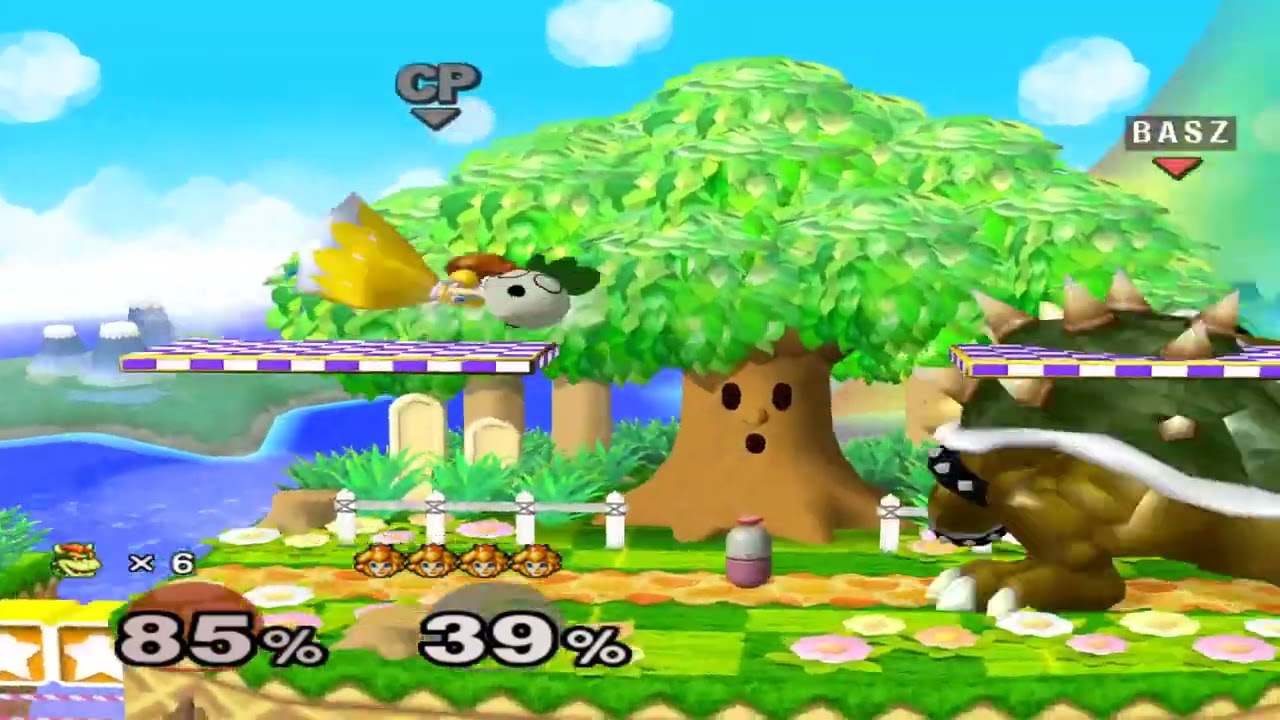 Super Smash Bros Melee (GCN) Special Request #49 - Bowser VS Peach