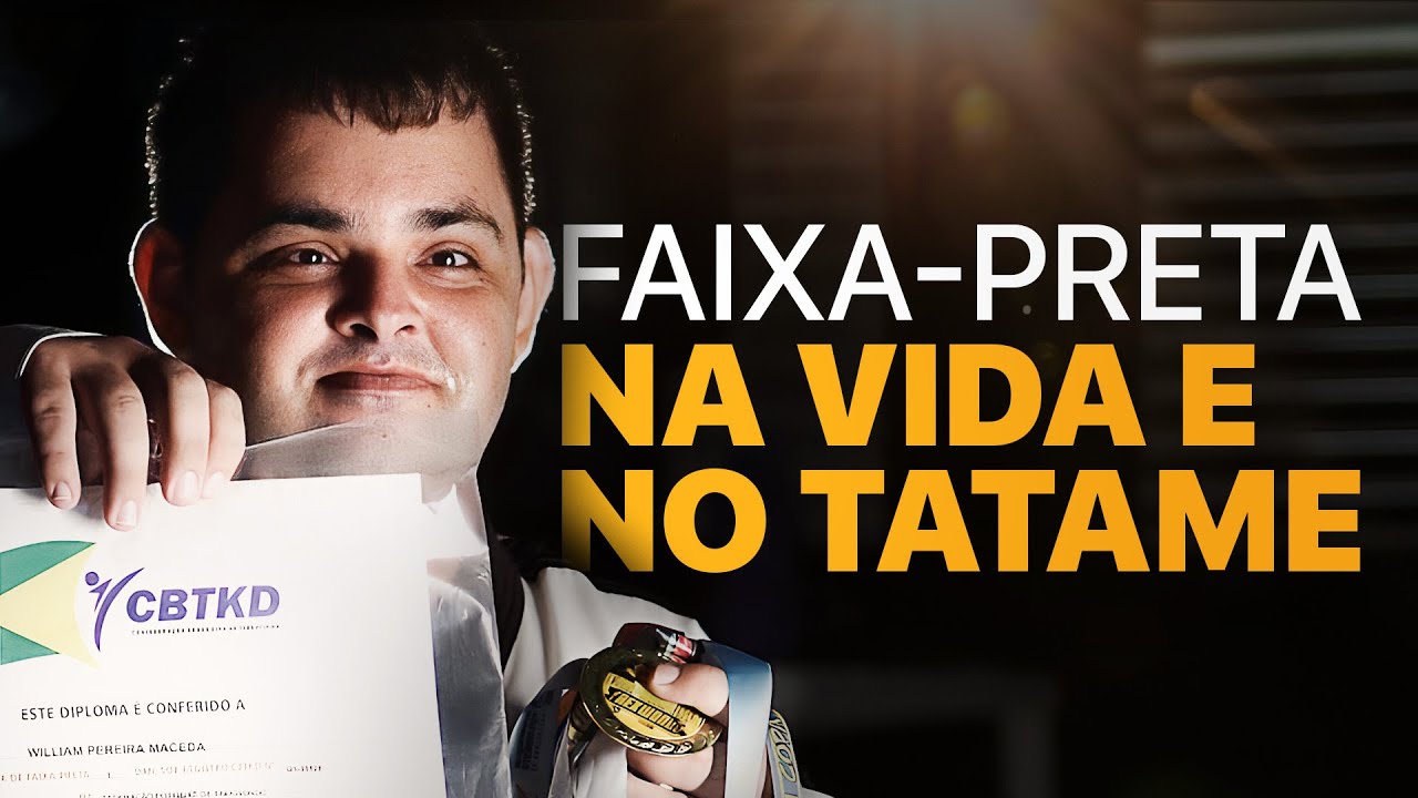 Um faixa-preta na vida e no tatame