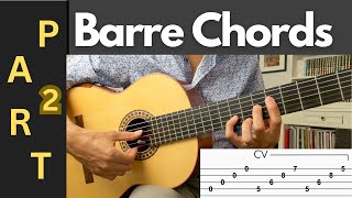 Complete Bar Chord Tutorial (PART 2) for Beginner and Intermediate Guitar Students