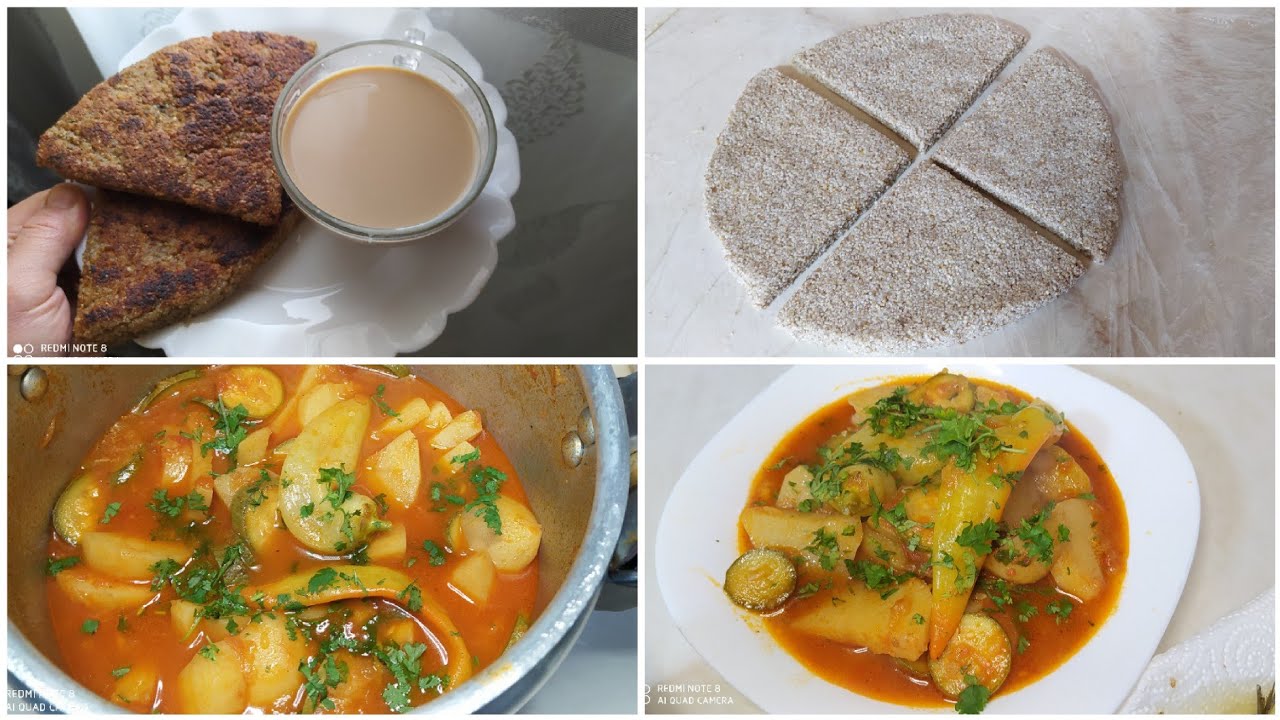 كسرة الحرشاية ومرقة بطاطا لمتابعتي المتوحمة