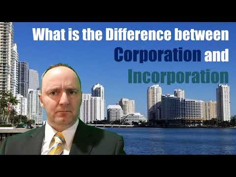 Video: Există o diferență între corporate și incorporate?