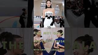 Jennie in met gala 2023 Vs 2024 #shorts #blackpink #jennie #jenniekim #blink #edit