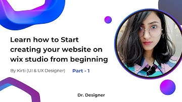 Wix Studio Crash Course: Learn creating website for beginners (part-1)