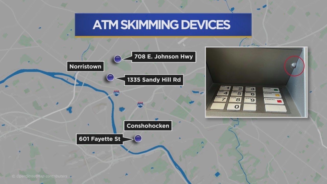 Skimming devices found at ATMs in Montgomery County police YouTube