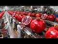 Inside a Modern Pomegranate Factory: From Farm to Delicious Drink (The Whole Process)