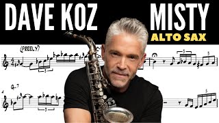 DAVE KOZ [TRANSCRIÇÃO PARA SAX ALTO] MISTY