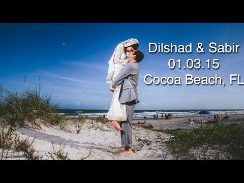 Dilshad Sabir Cinematic Wedding Highlights Cocoa Beach Florida Destination Ismaili Wedding