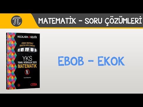 Video Destekli Soru Bankası - EBOB - EKOK