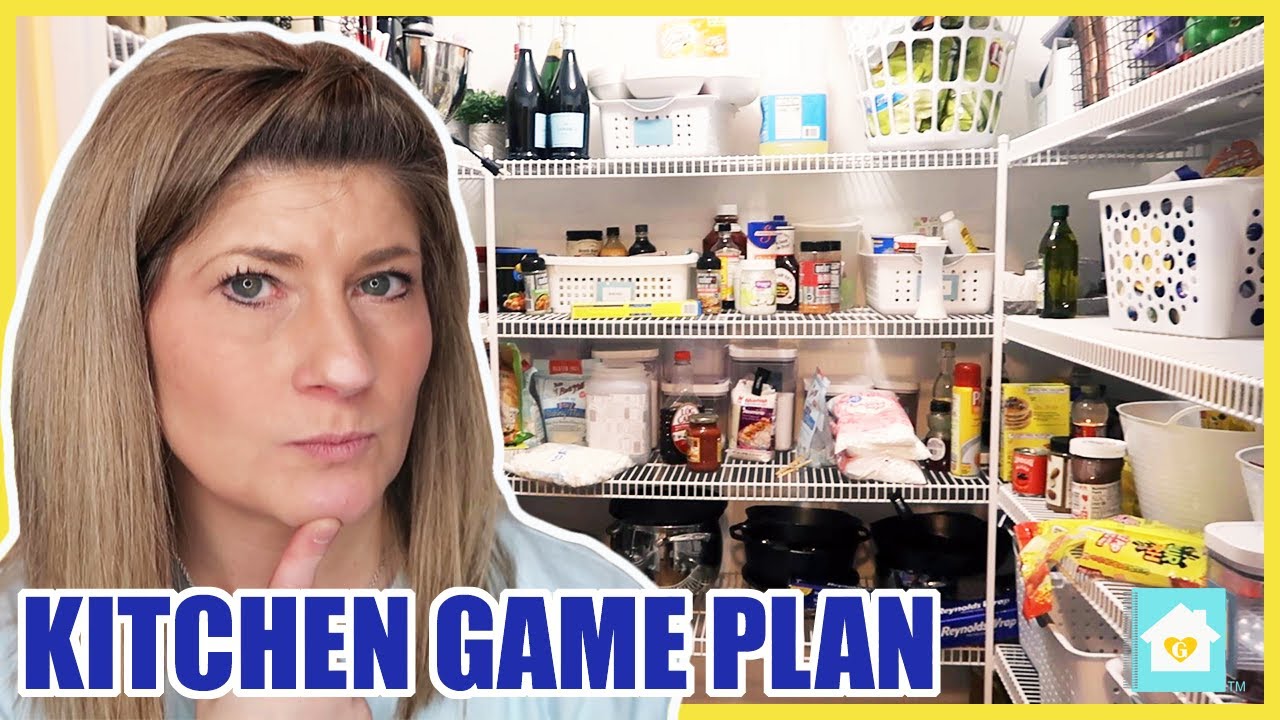 KITCHEN AND PANTRY ORGANIZATION DAY 1 | CHAT AND GAME PLAN 2021 - YouTube