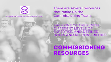 Commissioning Resources- Several resources that make up the Commissioning Team, what are they?
