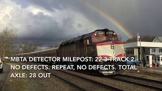 New MBTA Defect Detector At Andover