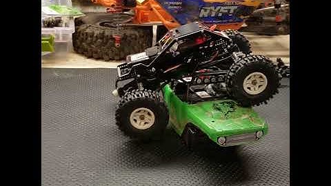 injora scx24 chassis bench test #shorts