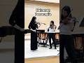Catherine and Tammi playing Halvorsen Passacaglia before concert #classicalmusic #violin #shenyun