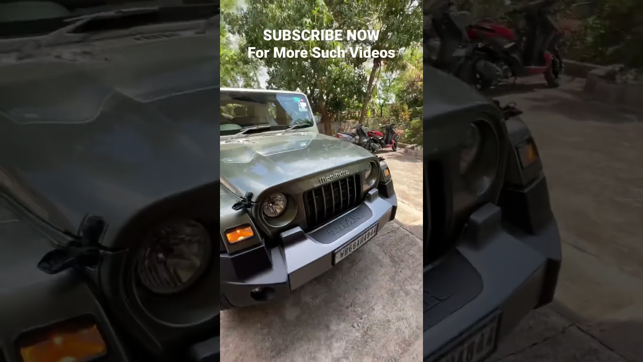 A Very Unique/Essential Safety Feature Of Mahindra THAR 