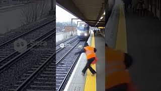 🚨 “Train Was Almost There… He Jumped In Anyway!” 🐶❤️