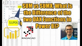 sum vs sumx what is the difference of the two dax functions in power bi