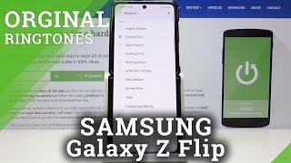 How to Change Ringtone in SAMSUNG Galaxy Z Flip – Ringtone List