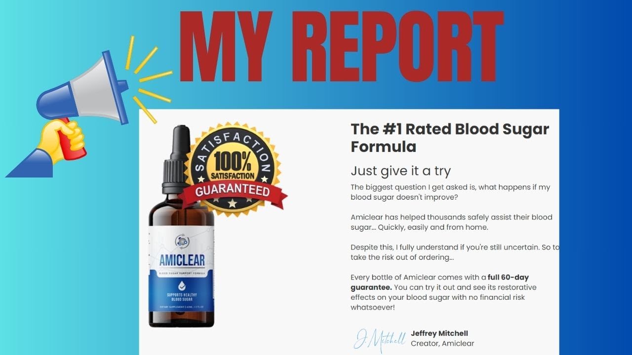 Amiclear Review- Control your blood sugar at home quickly and easily!