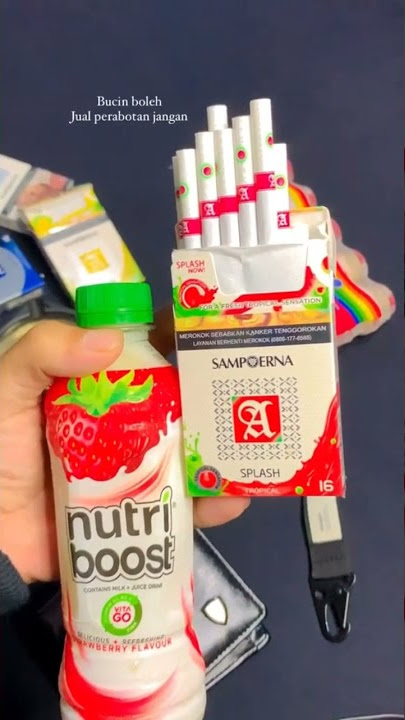 STATUS WHATSAPP ROKOK SAMPOERNA X NUTRI BOOST VIRAL