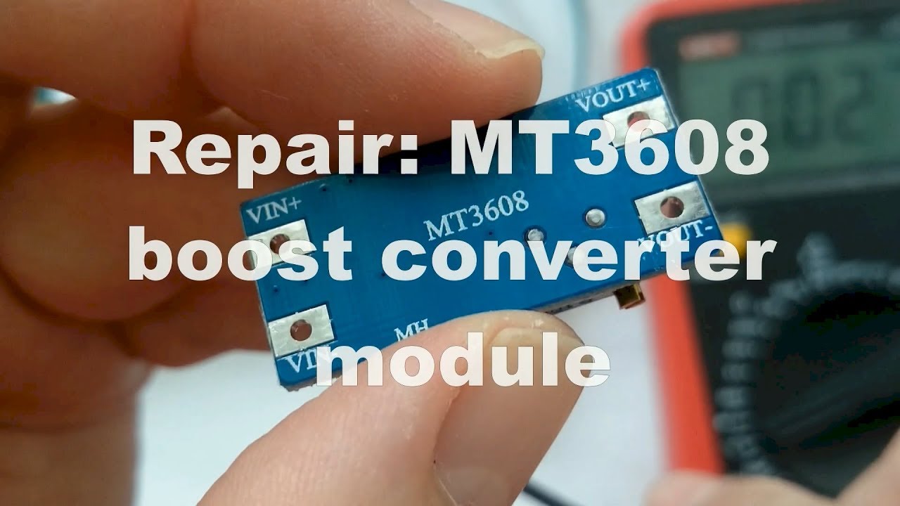 Repair: MT3608 boost converter