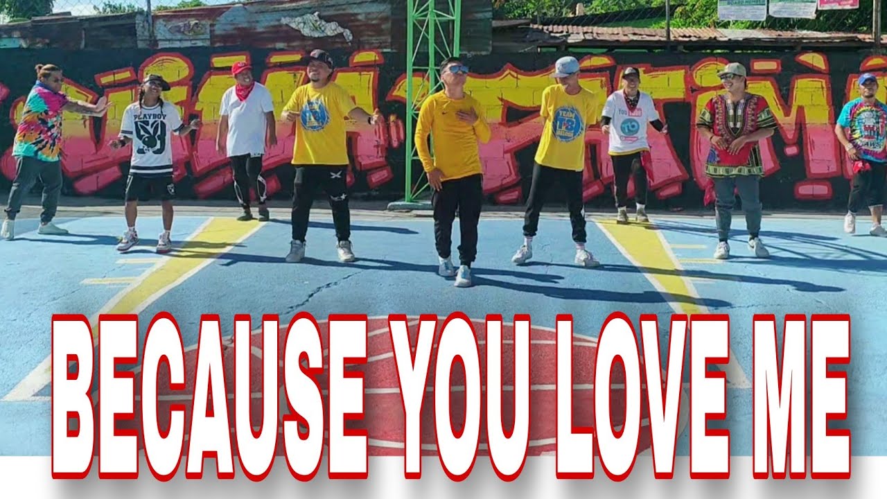 BECAUSE YOU LOVE ME / TIKTOK VIRAL / DANCEWORKOUT BY TEAMBAKLOSH