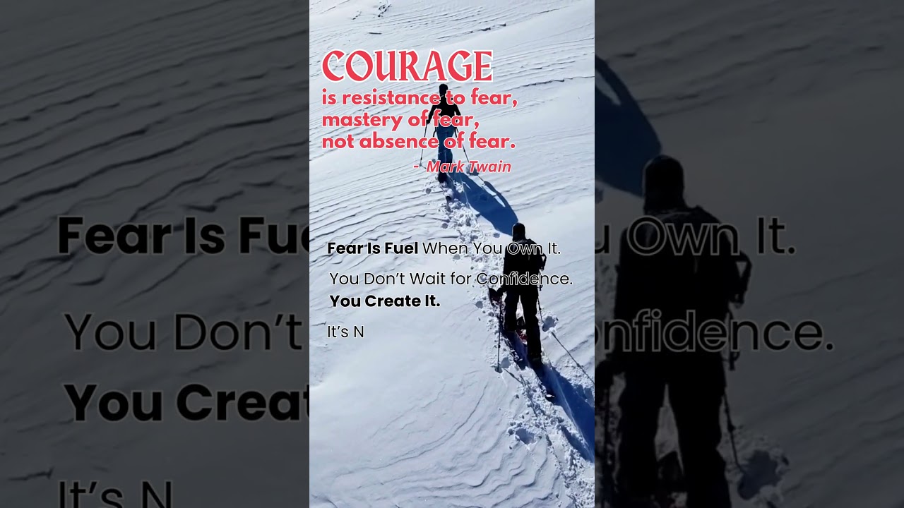 Killer Focus Beats Fearlessness | Courage Quote by Mark Twain