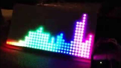 Home Made Equalizer (Arduino + Processing + RGB Matrix Panel)