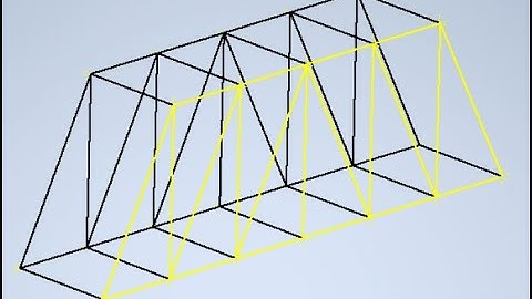 Modelling your Truss Bridge in Inventor - Part 1 Wireframe