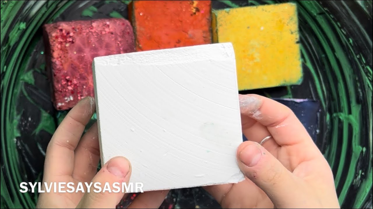 Rainbow & Fresh Gymchalk Blocks • Oddly Satisfying Crush • Crunchy ...
