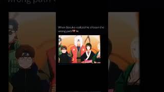 When Sasuke Realized He Chosen The Wrong Path